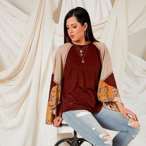 Gimmicks Floral Pointelle Top